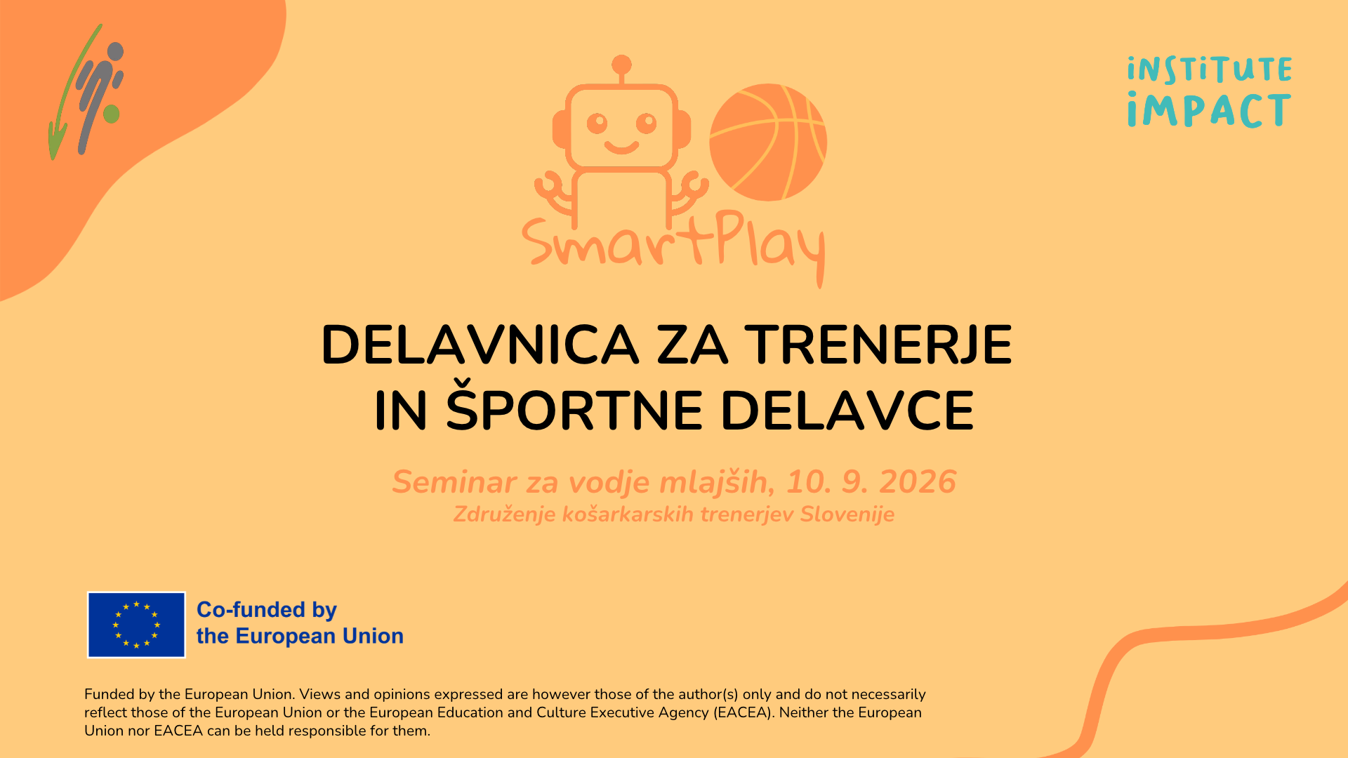 SmartPlay delavnica za trenerje in športne delavce v Sloveniji